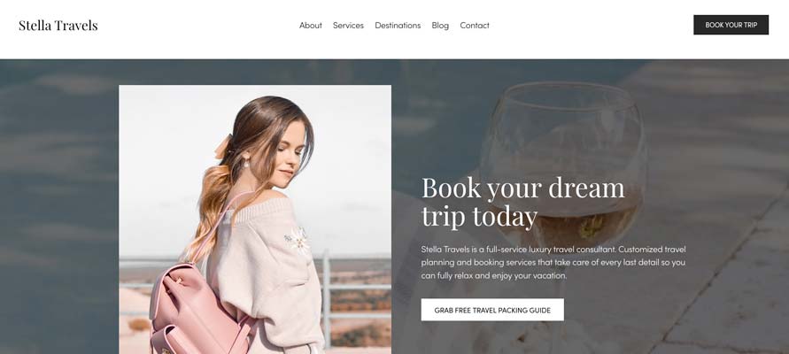 Squarespace template #6 - Ley design